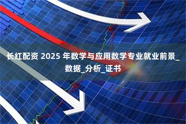 长红配资 2025 年数学与应用数学专业就业前景_数据_分析_证书